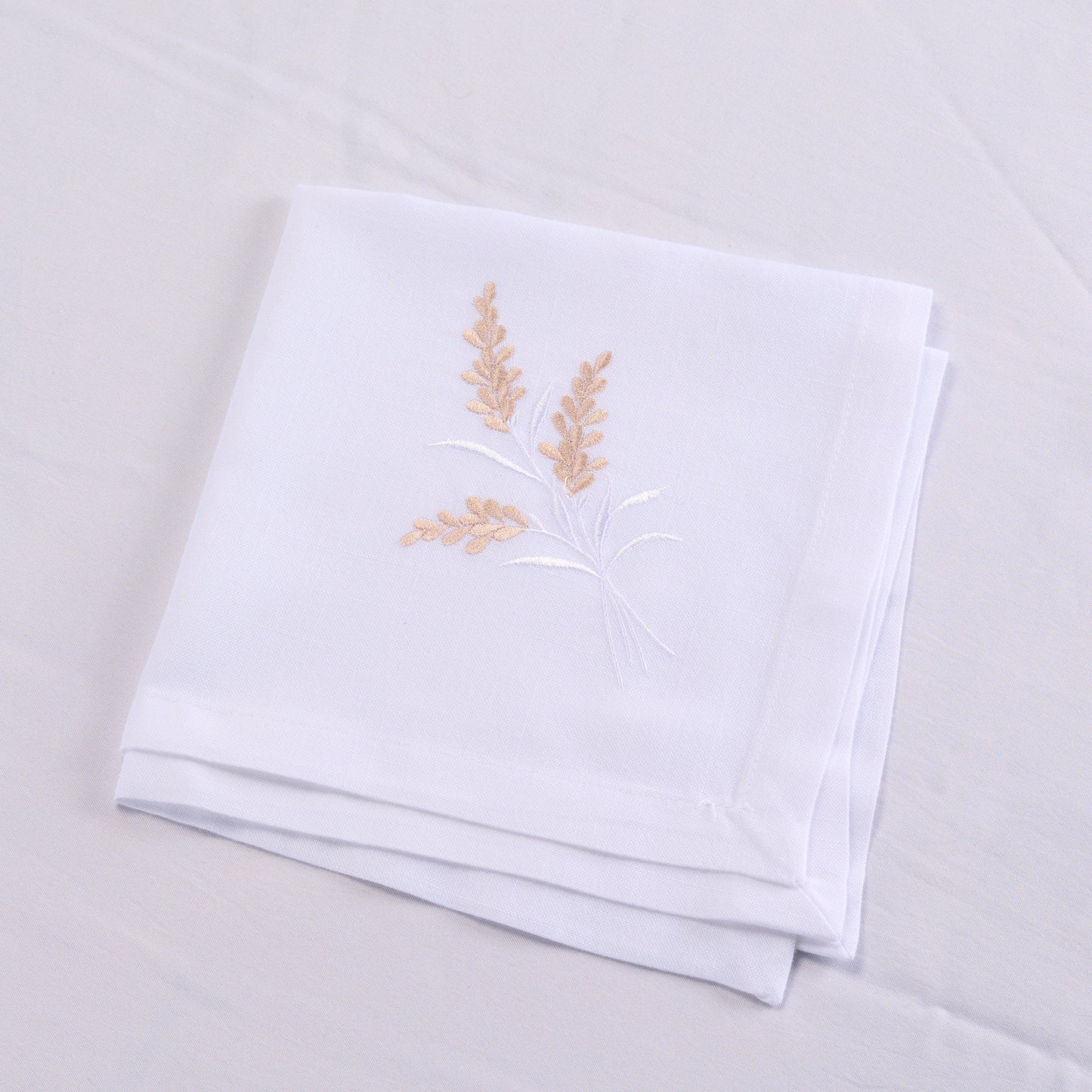 Embroidered Wheat Napkins